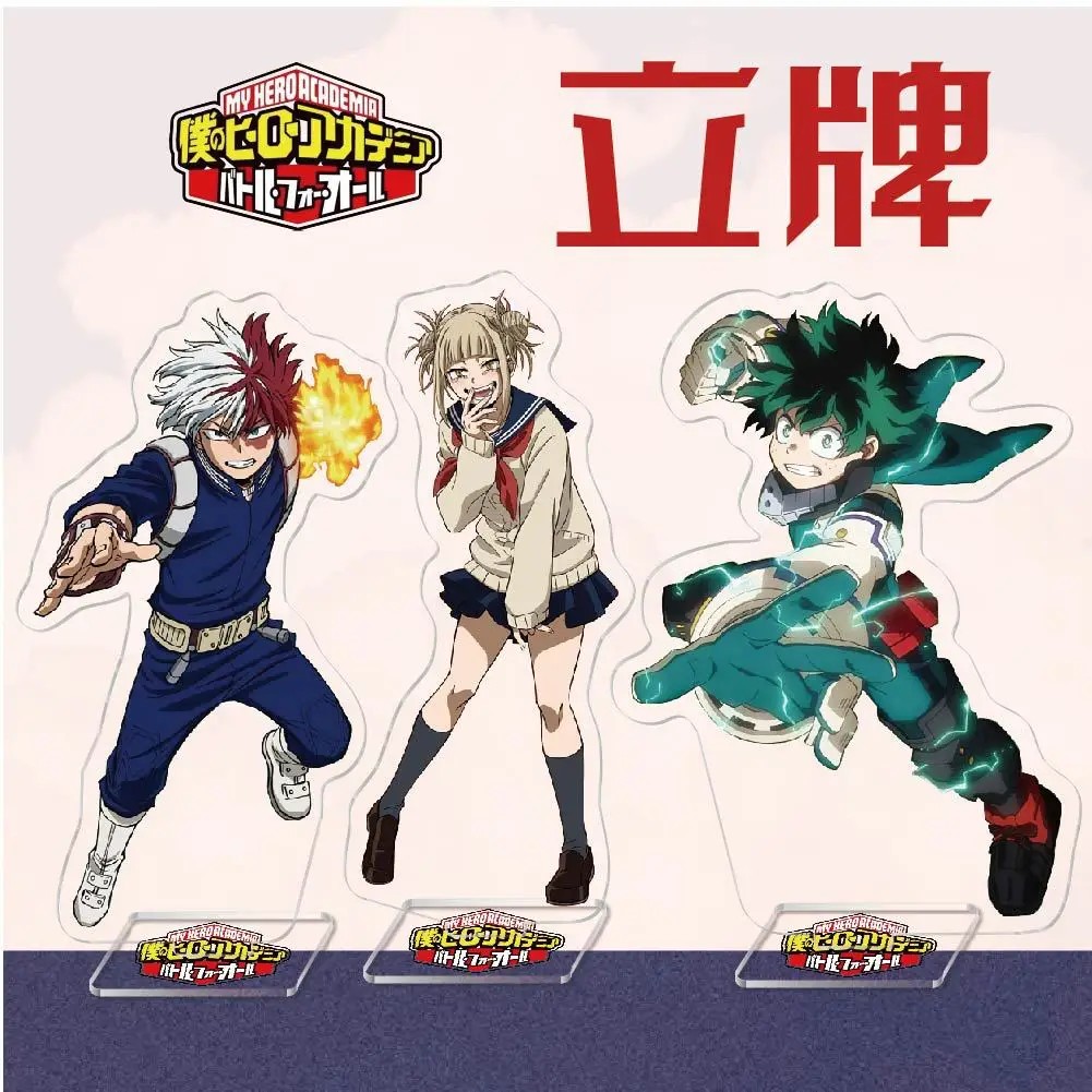 Anime My Hero Academia Midoriya Izuku Bakugo Katsuki Todoroki O Acrylic Toy Stand El Doll For Gift
