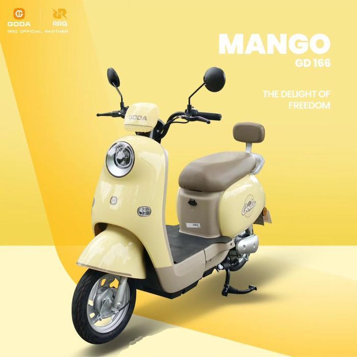 GODA GD166 NEW SEPEDA LISTRIK TERBARU DARI GODA GD-166 - Cream - Pink