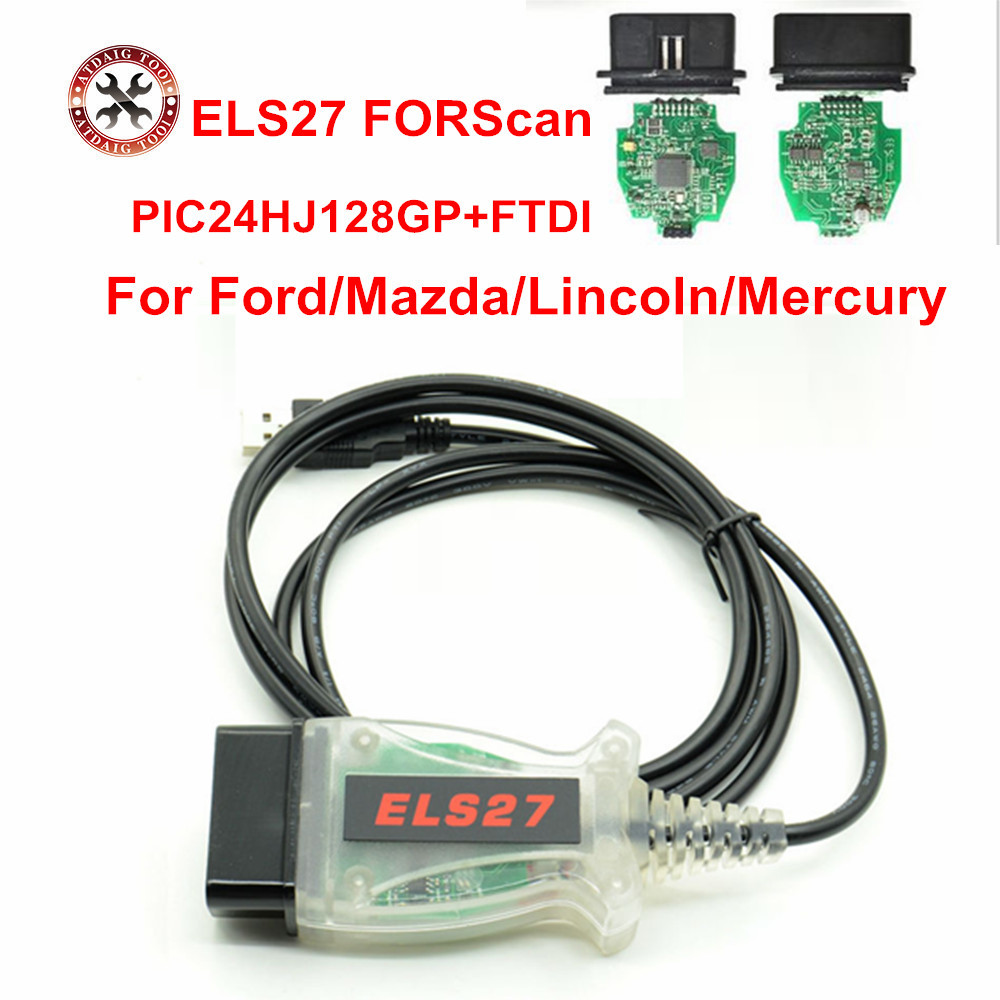 Els27 Forscan Scanner For Ford/Mazda/Lincoln/Mercury Vehicles Els27 Forscan Scanner Obd2 Diagnostic