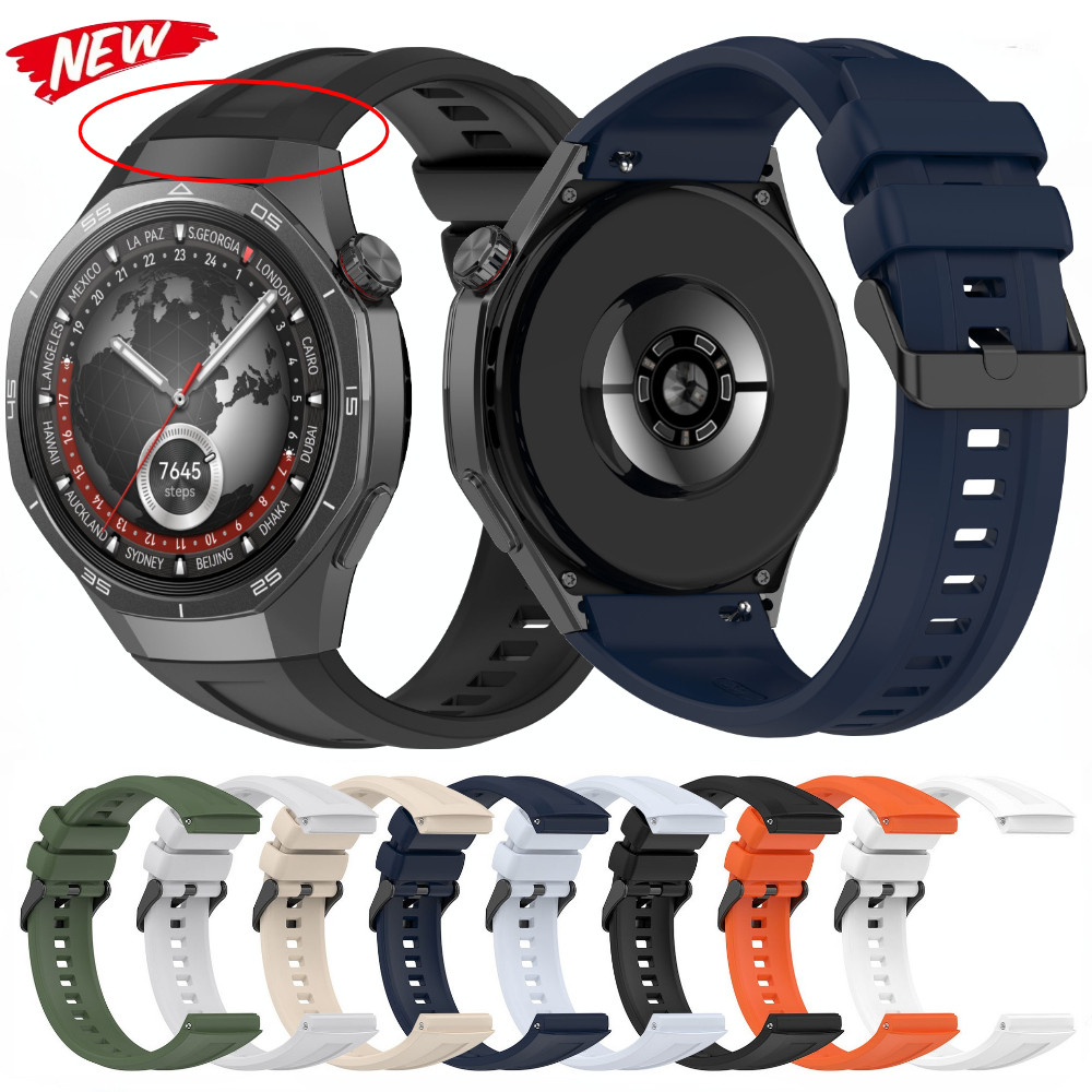 Original Silicone Strap For Huawei Watch Gt5 Pro Smart Watch Replaceable Wristband Correa For Huawei