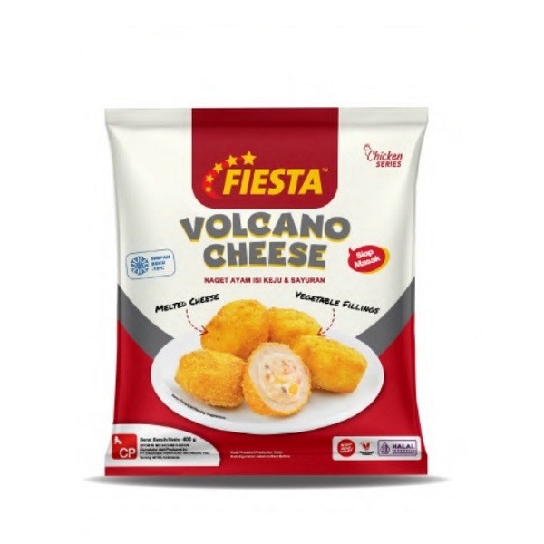 FIESTA CHICKEN NUGGET VOLCANO CHEESE 400 GR