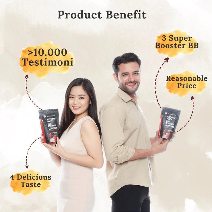 ofbh- Alamon Go Gain 200 Gram Susu Tinggi Protein Dan Kalori