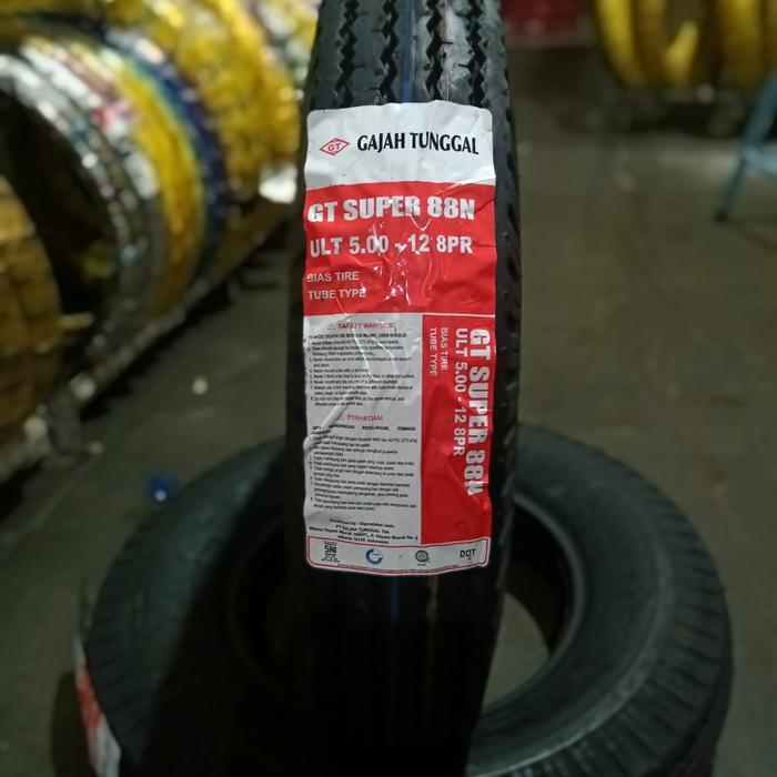 Ban Motor Roda Tiga Viar Nozomi Kaisar KTM Tossa 500-12 Gajah Tunggal