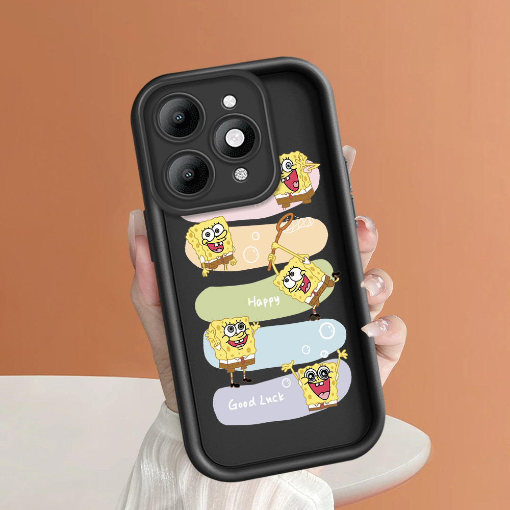 Casing Hp Untuk Itel A90 Case Kesing Protect Phone TY DLJ C8-2608 SpongeBob dan Patrick