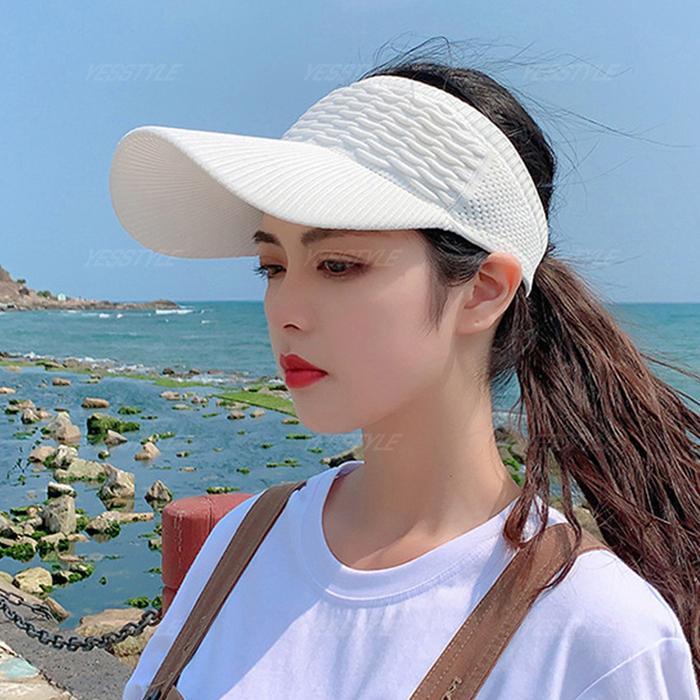 Topi Baseball Wanita Bahan Rajut Topi Senam Zumba Topi Jilbab