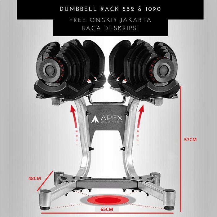 h5sb- Apex Warrior Rak Bowflex Rack Dumbbell 552I/1090I