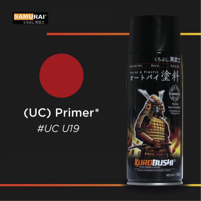 1xch- (Epoxy) Ucu19 Primer Merah - Samurai Paint Cat Semprot/Pilox/Aerosol