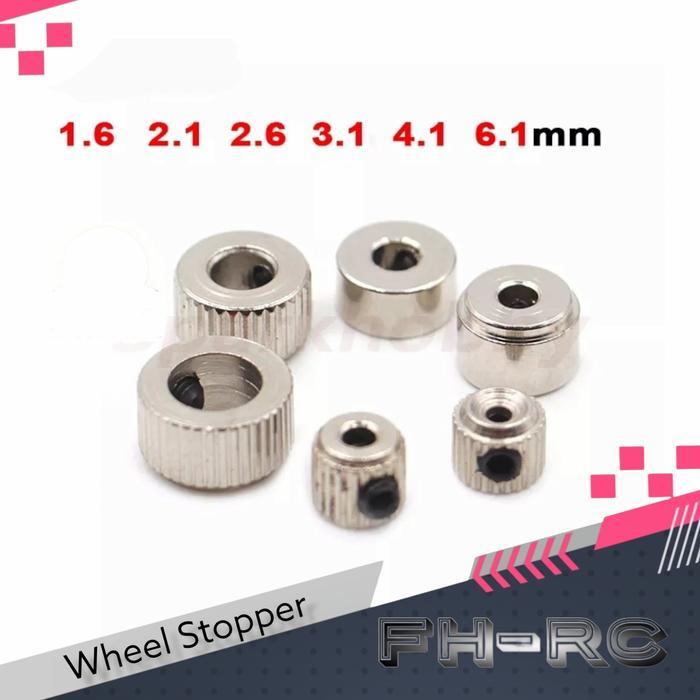 Metal Wheel Collar lock Landing Gear Stopper RC Pesawat