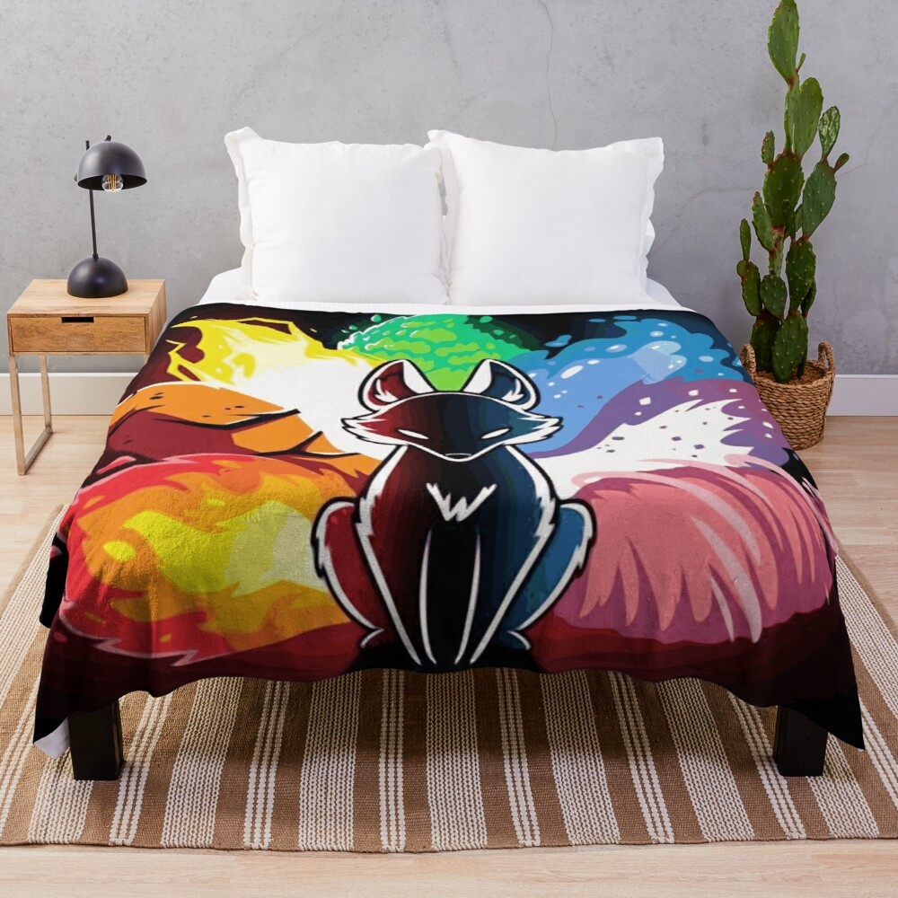 Fox Blanket for Girls Boys,Cute Fox Throw Blankets for Kid Baby Nursery Decor,Soft Plush Flannel Fle