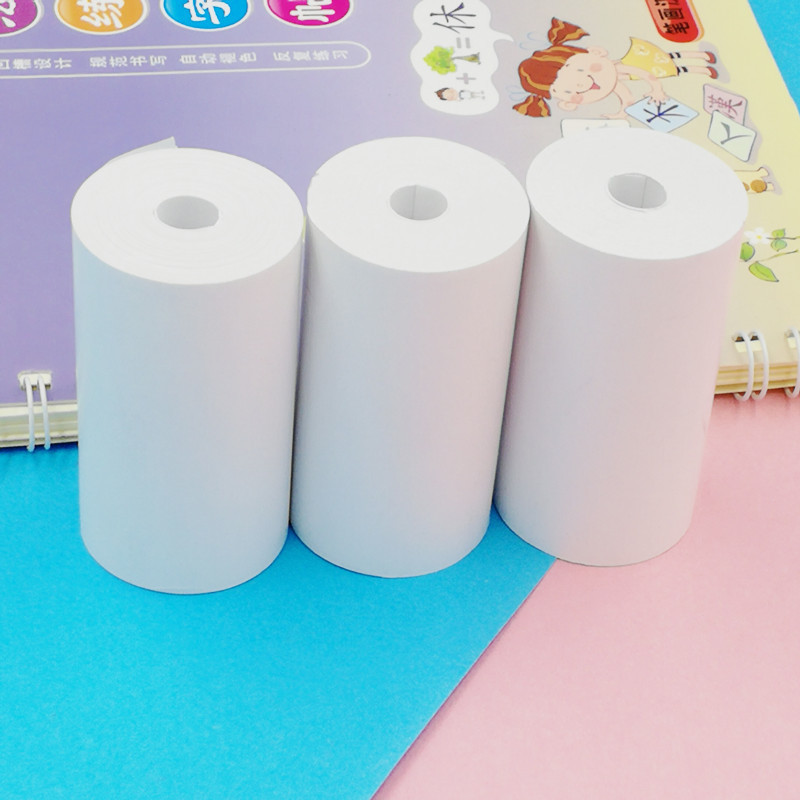 Thermal paper label paper adhesive  sticker  photo paper blue pink yellow for Peripage Paperang Prin