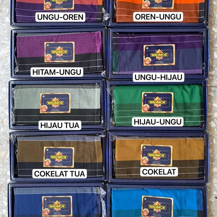 ASLI Wadimor Sarung Tenun Kombinasi Jari-Jari READY STOCK