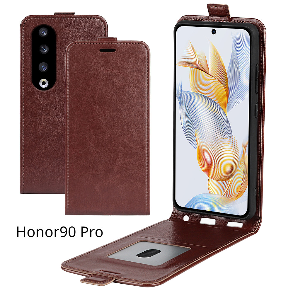 Honor 90 Lite Honor90 Pro Flip Vertical Case Luxury Leather Retro Skin BOOK Full Cover For  Honor 90