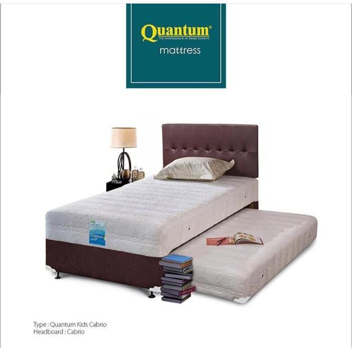 QUANTUM SPRINGBED 2 IN1 CABRIO WHITE RAMONA FULLSET