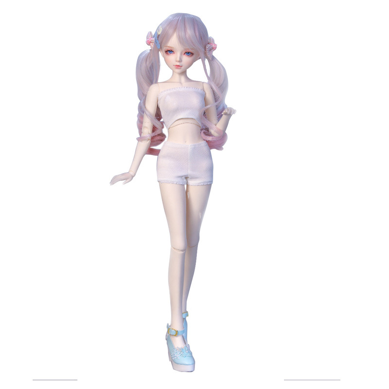 1/3 BJD Dolls Solid Body White Skin Girls Nude Mjd Doll Body 60cm PVC Material 31 Movable Jointss