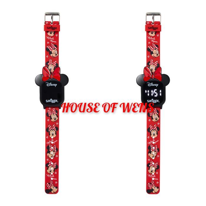 SMIGGLE MINNIE MOUSE DIGITAL WATCH ORIGINAL - JAM TANGAN SMIGGLE Promo Premium