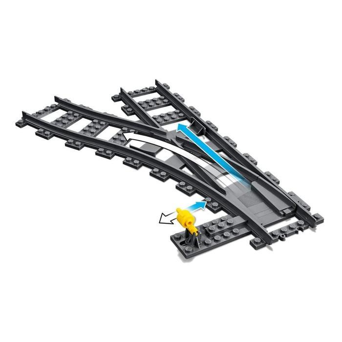 LEGO 60238 CITY SWITCH TRACKS CARGO TRAIN SET MAINAN REL KERETA API