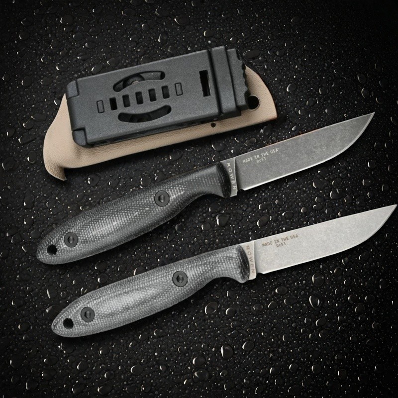 DC53 Steel Linen Knife Handle Outdoor Camping Tactical Knife Survival Portable Knife EDC Tactical