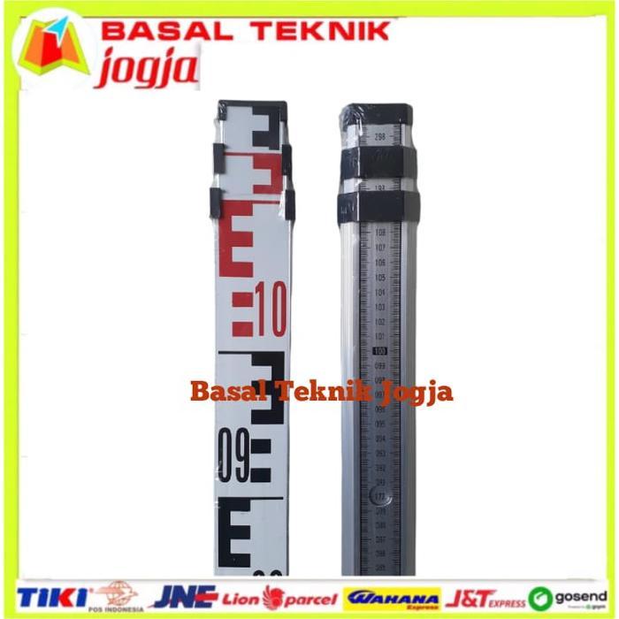 Rambu Ukur Bak Ukur Survey 3 meter 3m Levelling Staff