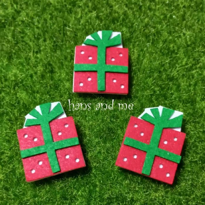 Hiasan Flanel Kado Natal