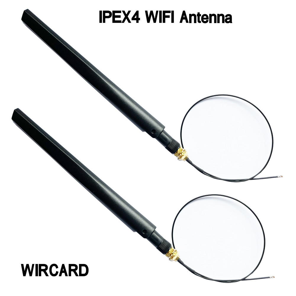 WIRCARD 30CM IPEX4 to SMA Antenna IPEX1 Antenna For WIFI Card 4G Module