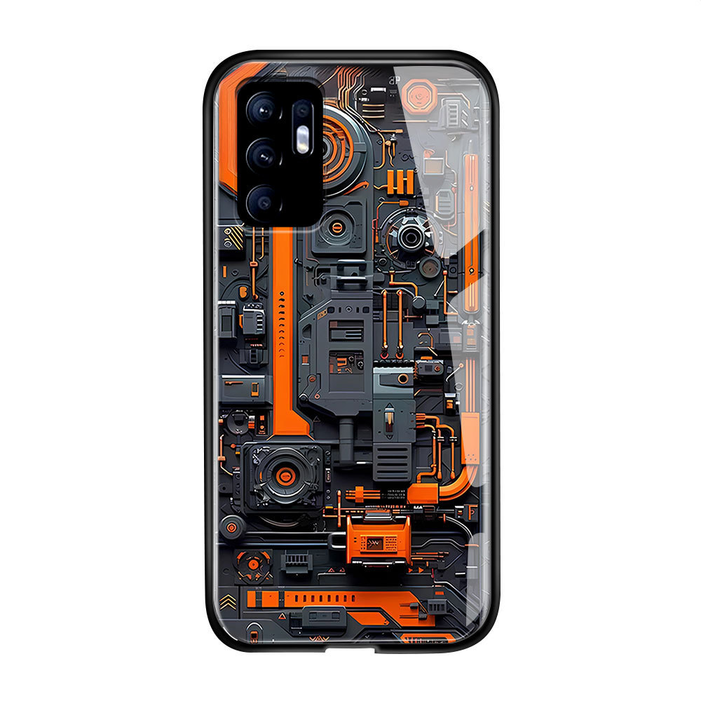 OPPO Reno 6 4G Hp Casing Hardcase Case 2746 Penuh