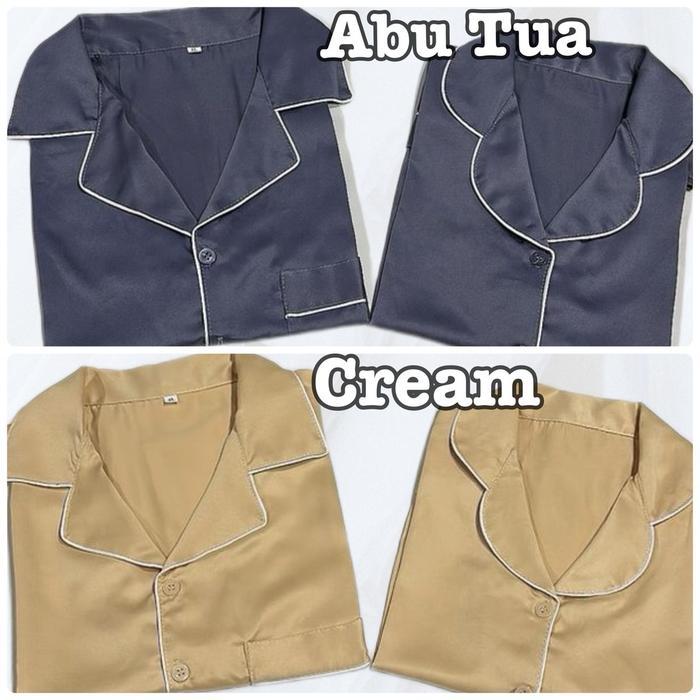 93fd- Paket Couple Piyama Satin Silk (Cp)