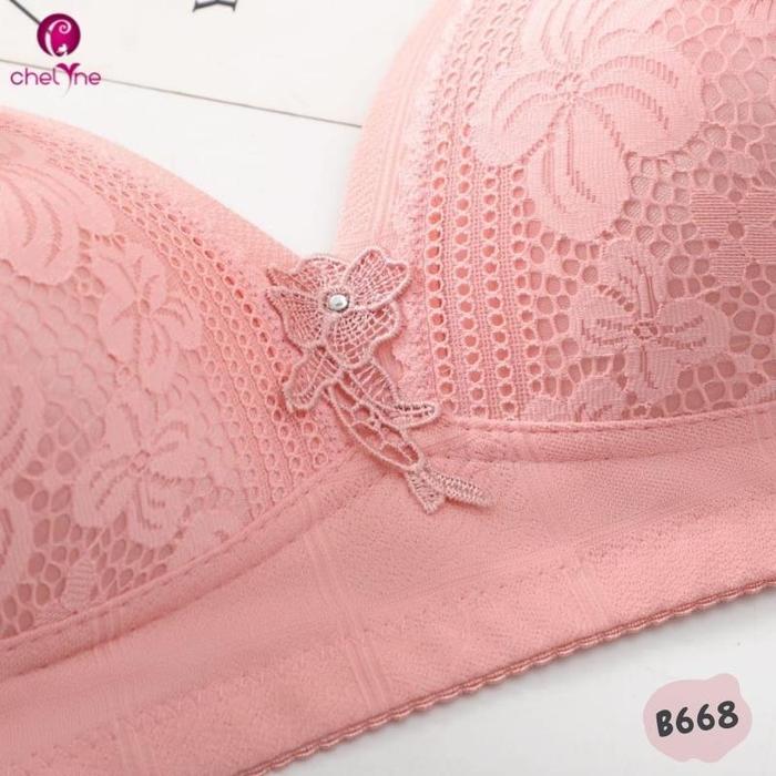 pz42- Chelyne Bh Wanita V17072 / B668 Jumbo - Full Cup - Big Size Daily Bra
