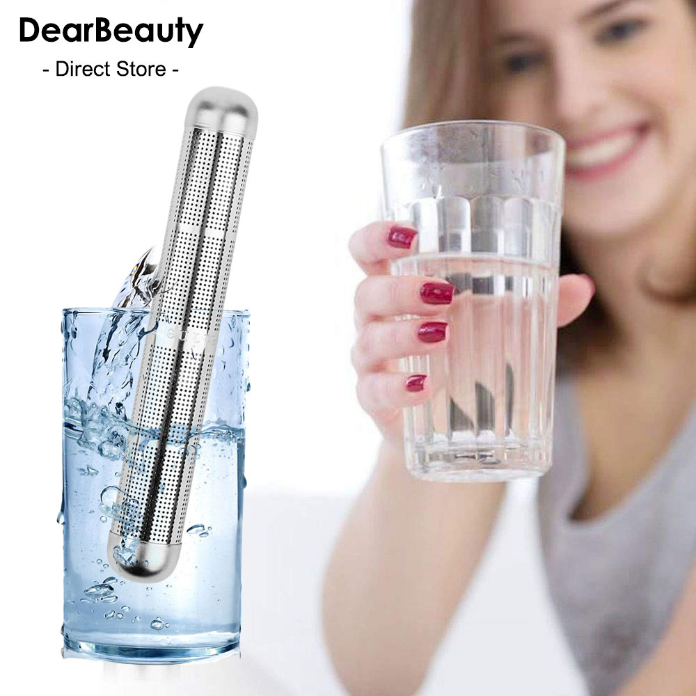Portable Hydrogen Alkaline Water Stick Water PH Value Balance Ionizer Mineral Purifier Stainless