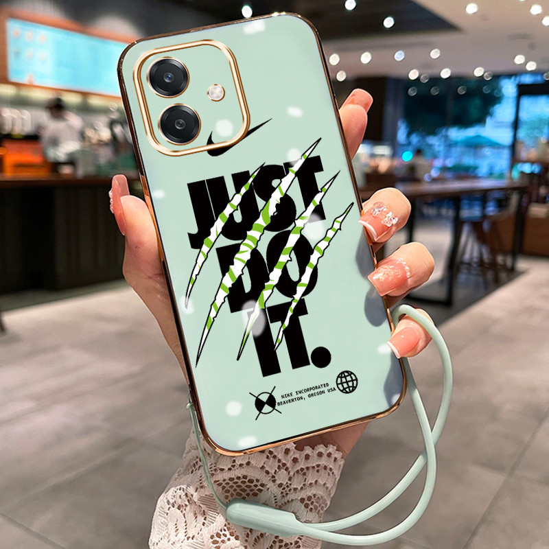 Casing Hp Untuk OPPO A3 4G A3 5G A3X 4G A3X 5G A40 4G A60 5G Case Casing HP pola Hook dan bekas kaki