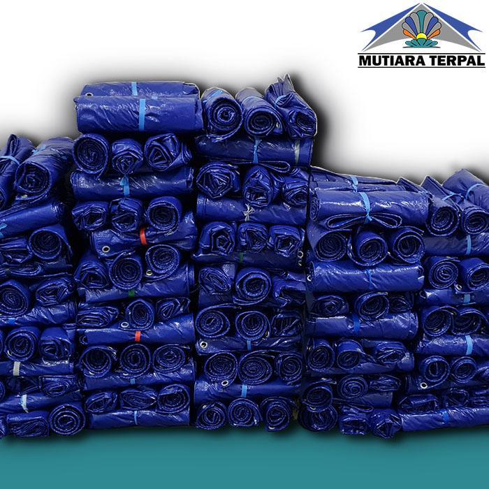 Terpal A3 Biru Silver Ukuran 3X4