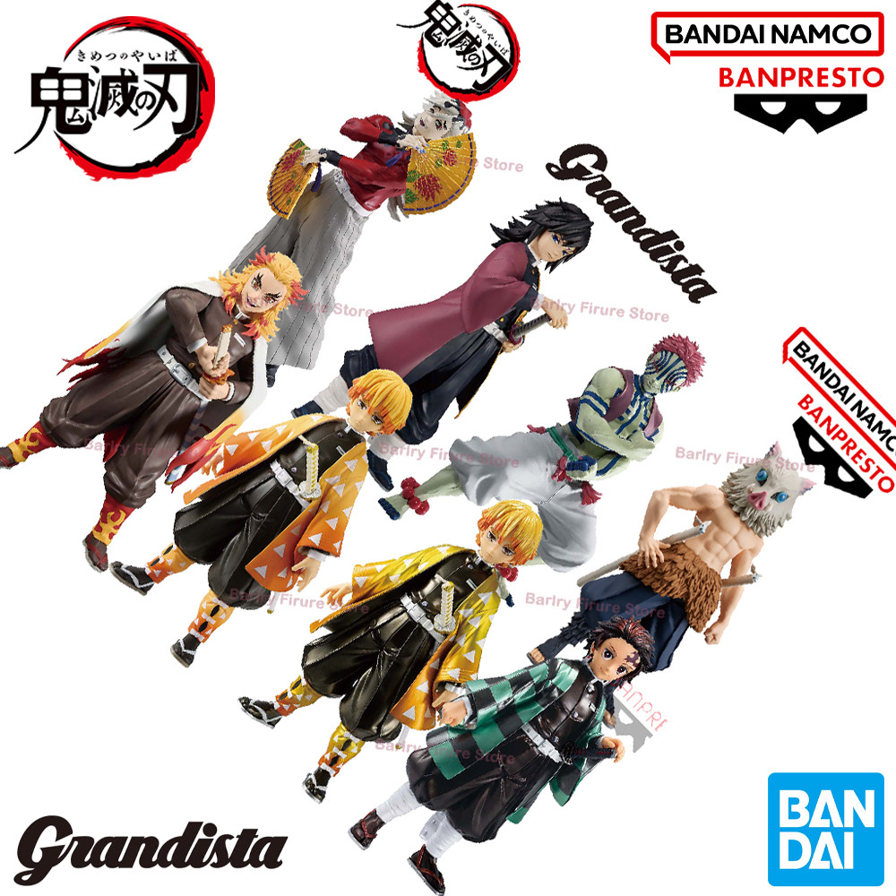 Grandista Demon Slayer Doma Tomioka Giyu Rengoku Kyojuro Akaza Kamado Tanjiro Hashibira Inosuke PVC