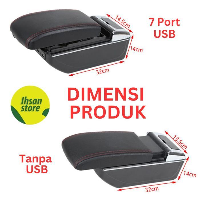 SANDARAN TANGAN ARM REST UNIVERSAL, ARMREST CONSOLE BOX SEMUA MOBIL