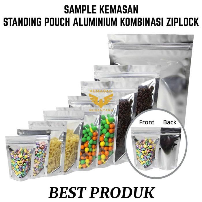 fdcq- Standing Pouch Kombinasi 12 X 20 Termurah Alumunium Kombinasi Ziplok