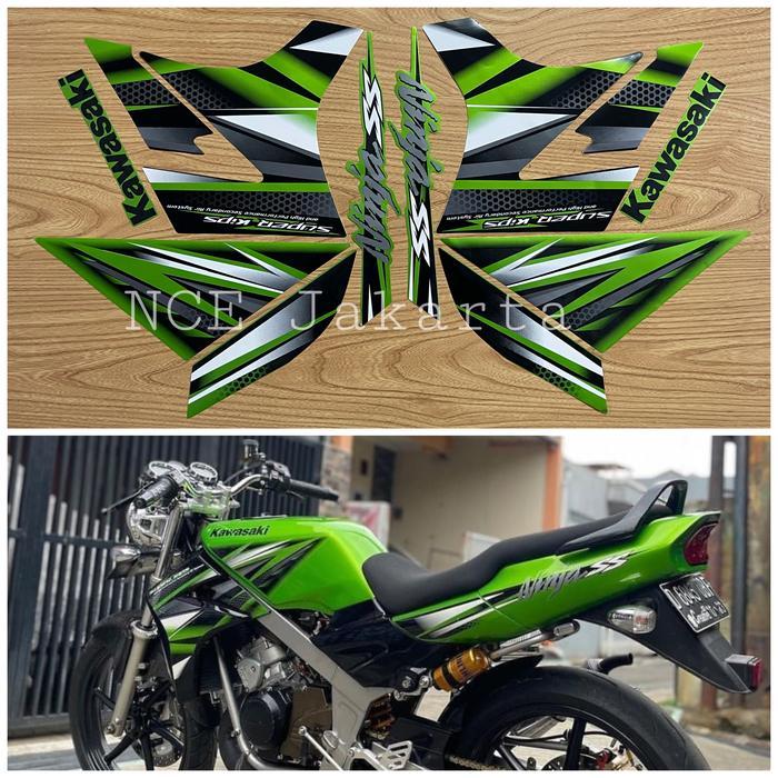 STIKER STRIPING NINJA SS 2013 HIJAU