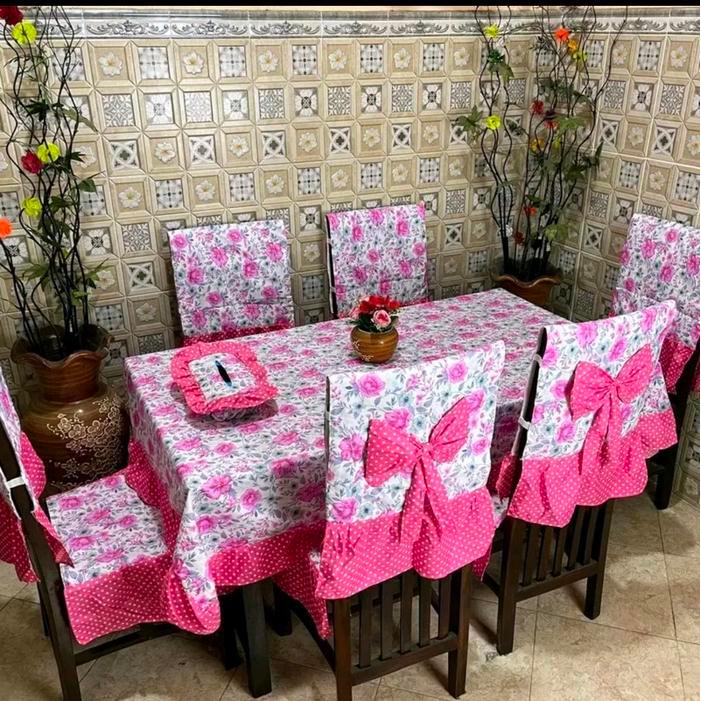Sarung Kursi Meja Makan 6 Kursi