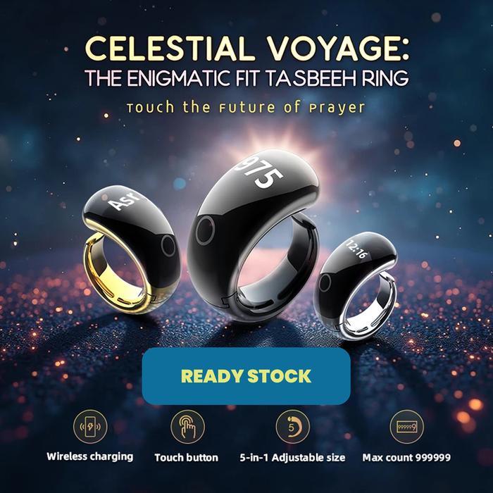 Equantu Zikr Ring Flex SQ-976 Tasbih Digital Cincin Tasbih Digital Cincin Zikir