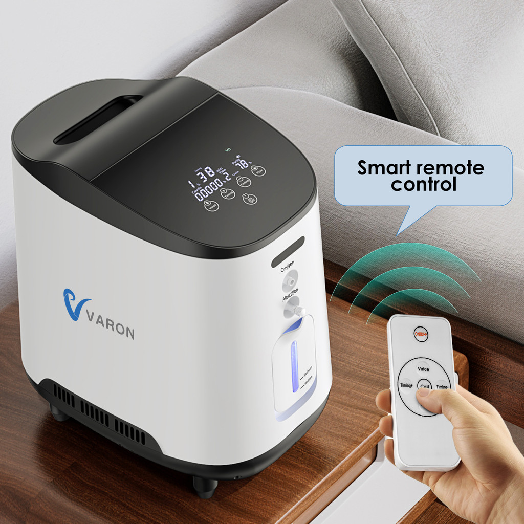 VARON 1-7L/min Portable Oxygen Concentrator Machine Generator Oxygen