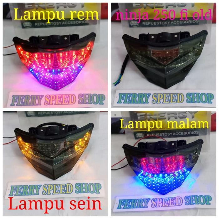 lampu stop led ninja 250fi 3in1/stop lamp led ninja 250fi 3in1