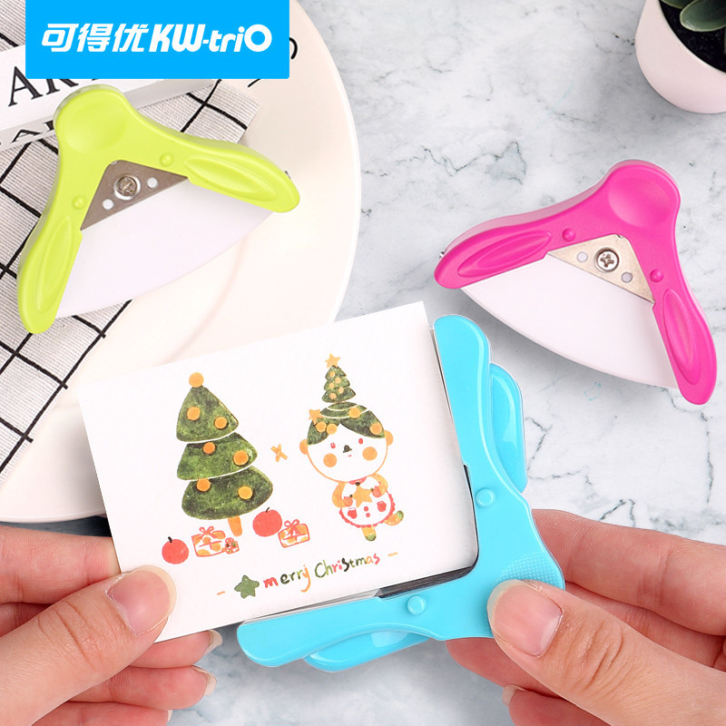 KW-trio Corner Rounder Punch R5 5mm Border Punch Round Corner Paper Cutter Card Scrapbooking for DIY
