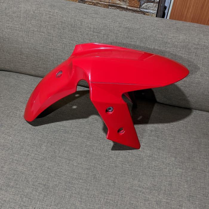 Spakbor Slebor Depan Ninja 250 Fi Old Original Merah 2012-2017