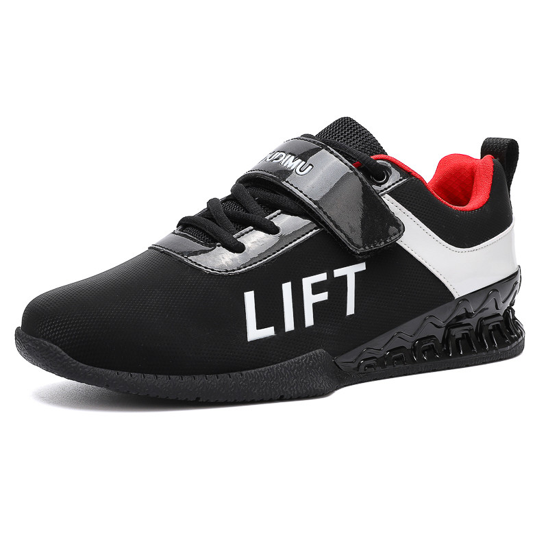 2025 New Men Weightlifting Shoes Balance Powerlifting Squat Shoes Non Slip Strength Training Shoes