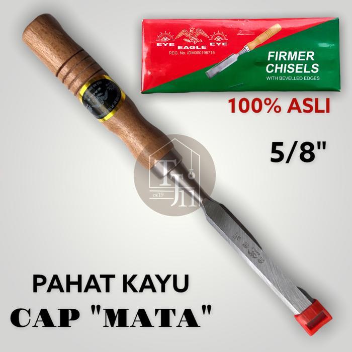 PAHAT KAYU BAJA cap MATA ukuran 5/8" / TATAH PISAU KAYU cap MATA