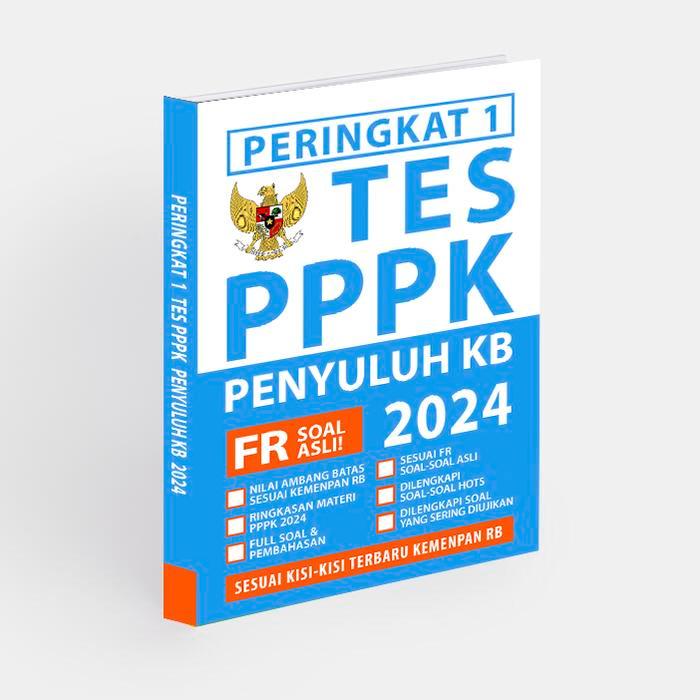 [Voucher] Buku PPPK PENYULUH KB 2024 - Peringkat 1 PPPK TEKNIS PENYULUH KB 2024 - Buku Original Soal