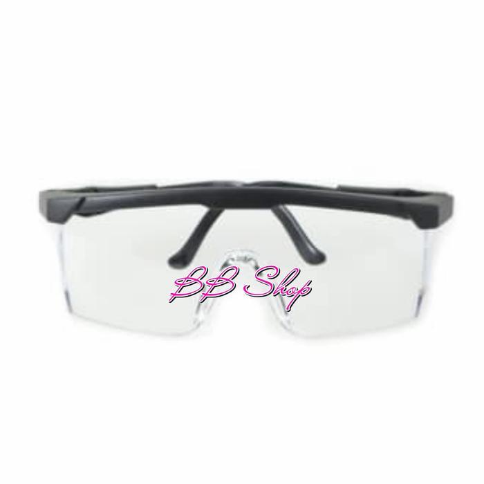 Krisbow Safety Glass Clear - Kacamata Pengaman Bening Gagang