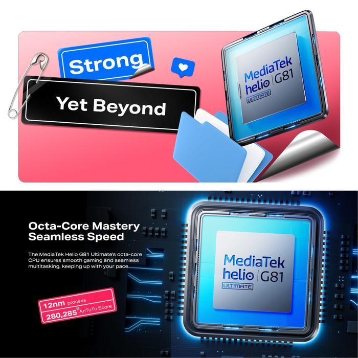 [Voucher] Infinix Hot 60i 8/256 GB 8GB 256GB HP NFC Smartphone Android