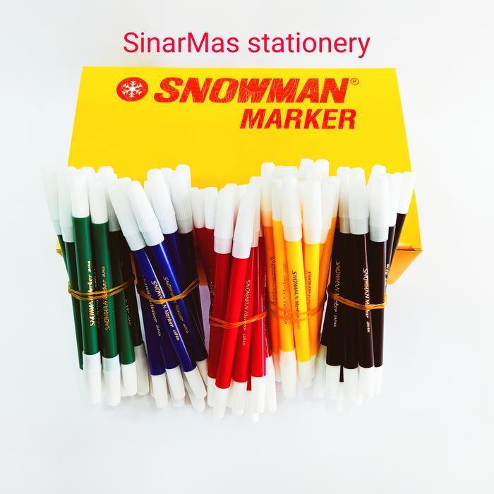 SNOWMAN MARKER PENSIL TYPE./ SPIDOL KECIL PERMANENT SNOWMAN