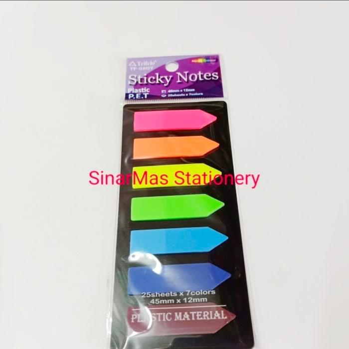 Stick Note Arrow - Stick Note Plastik Trifelo TF5207- Stick Note Panah
