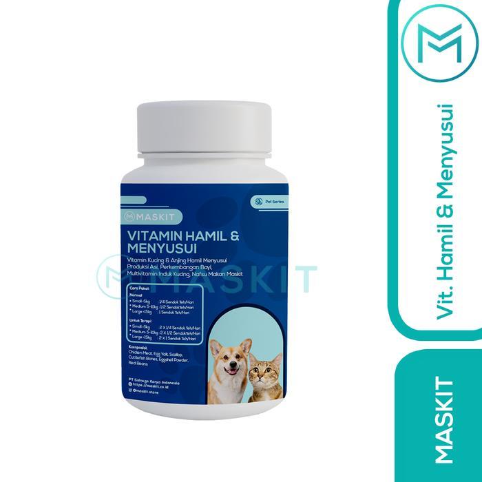 roza- Vitamin Hewan Kucing Anjing Hamil Menyusui Produksi Asi Maskit