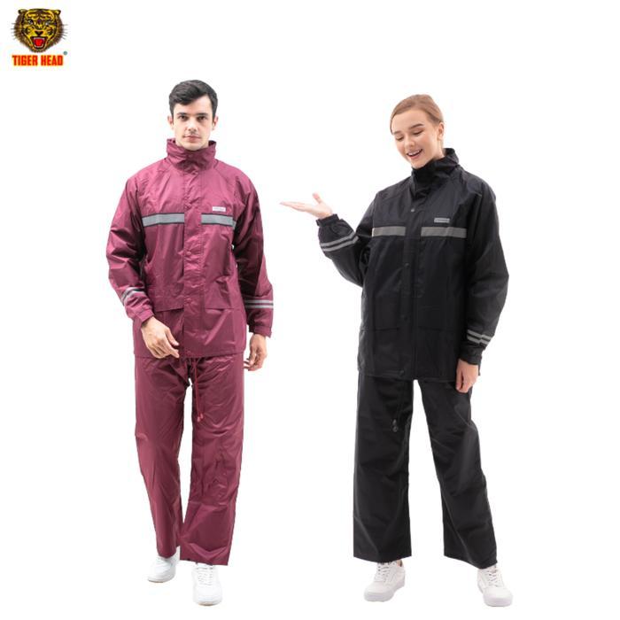 Promo Tiger Head Jas Hujan Stelan Celana Unisex Metro 68300 Part 2 Original