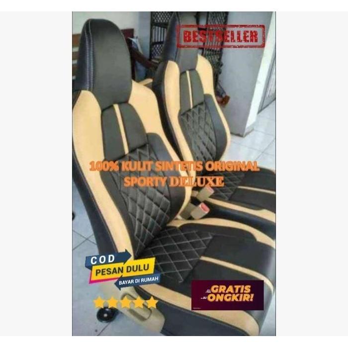 Sarung Jok Mobil Calya Sigra Motif Wajik Bahan Kulit Syntetic Anti Air